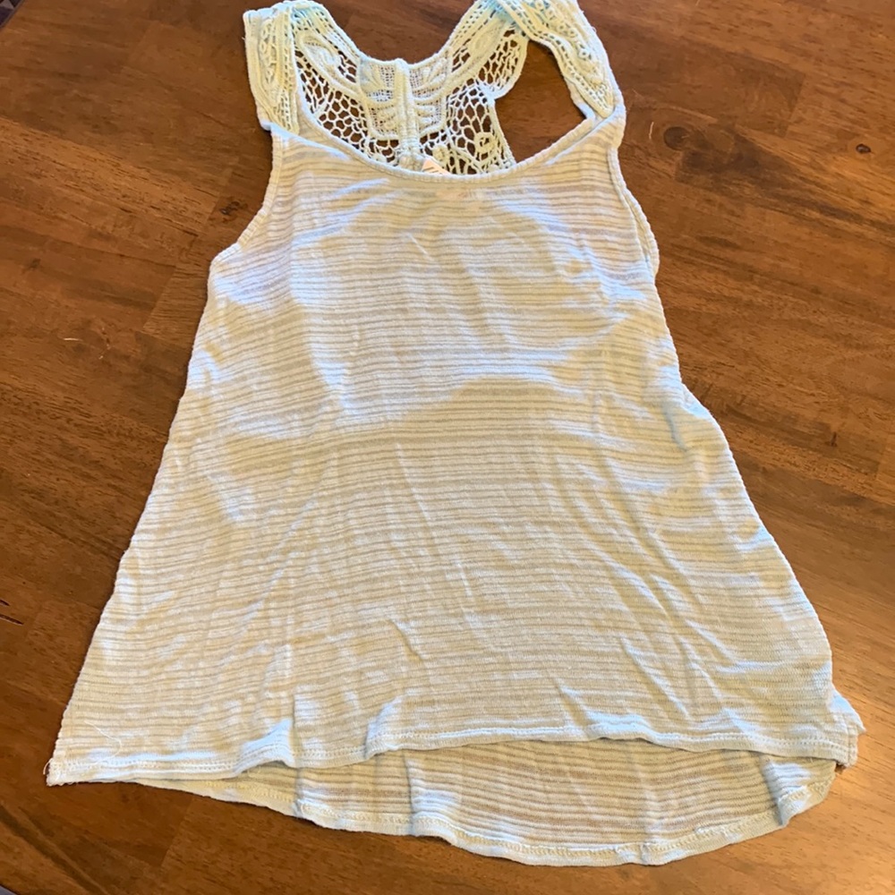 Pink Rose Lace Detailed Tank